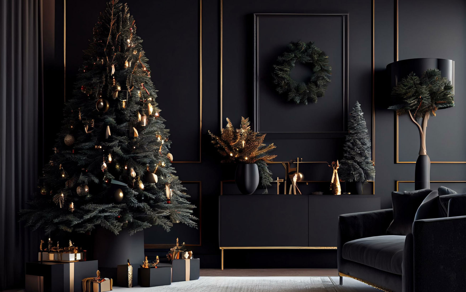 Un árbol de Navidad único con una decoración a tu estilo