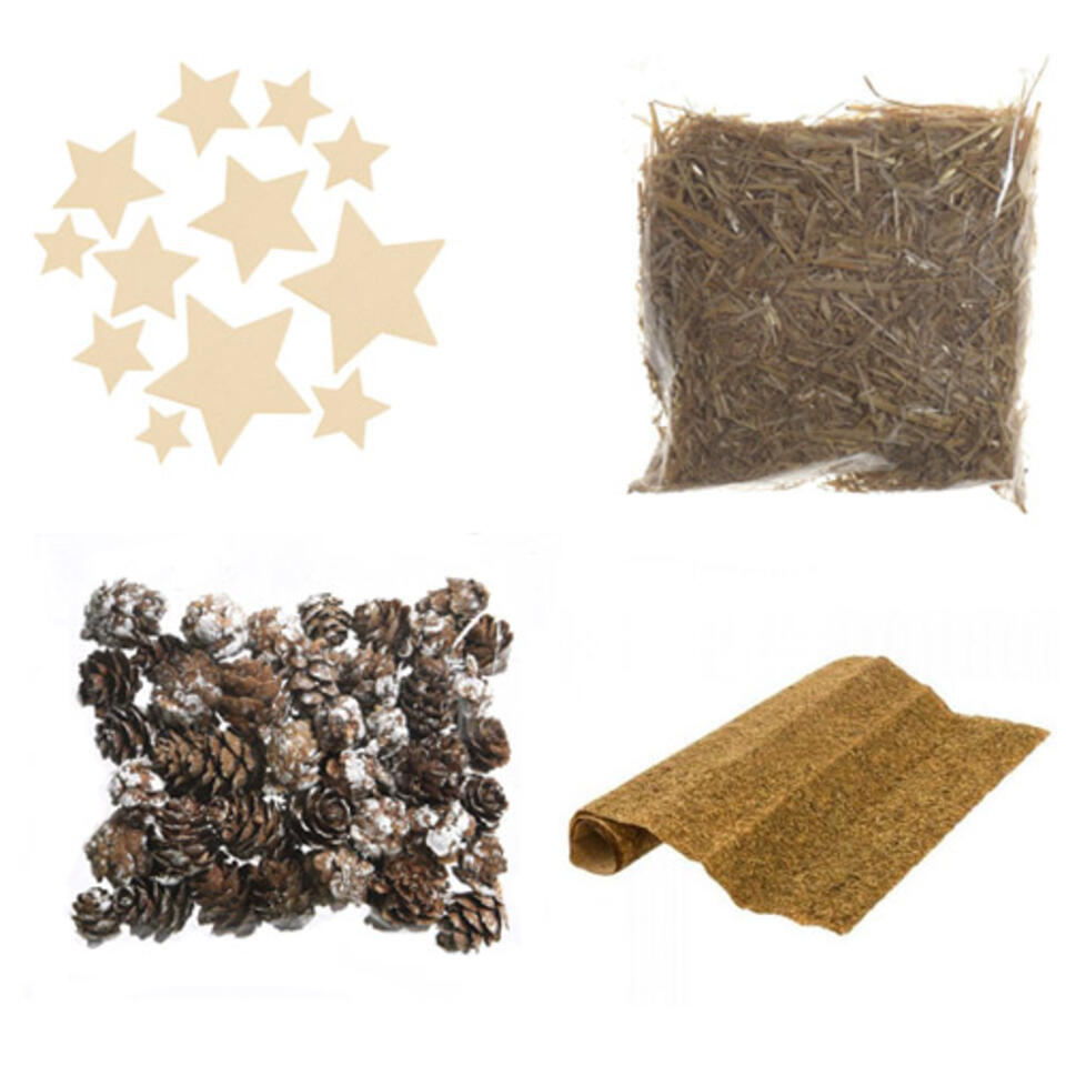 material para hacer un pesebre de navidad