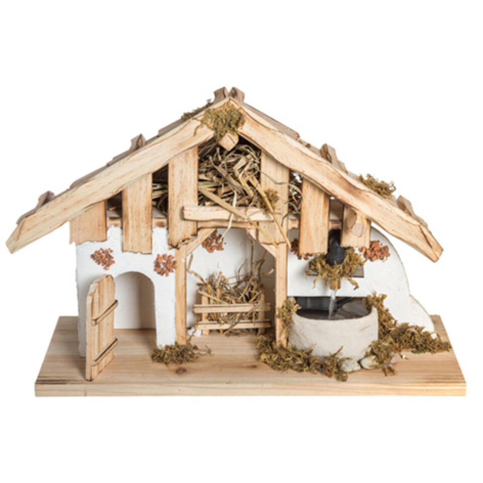 Pesebre de Navidad de madera