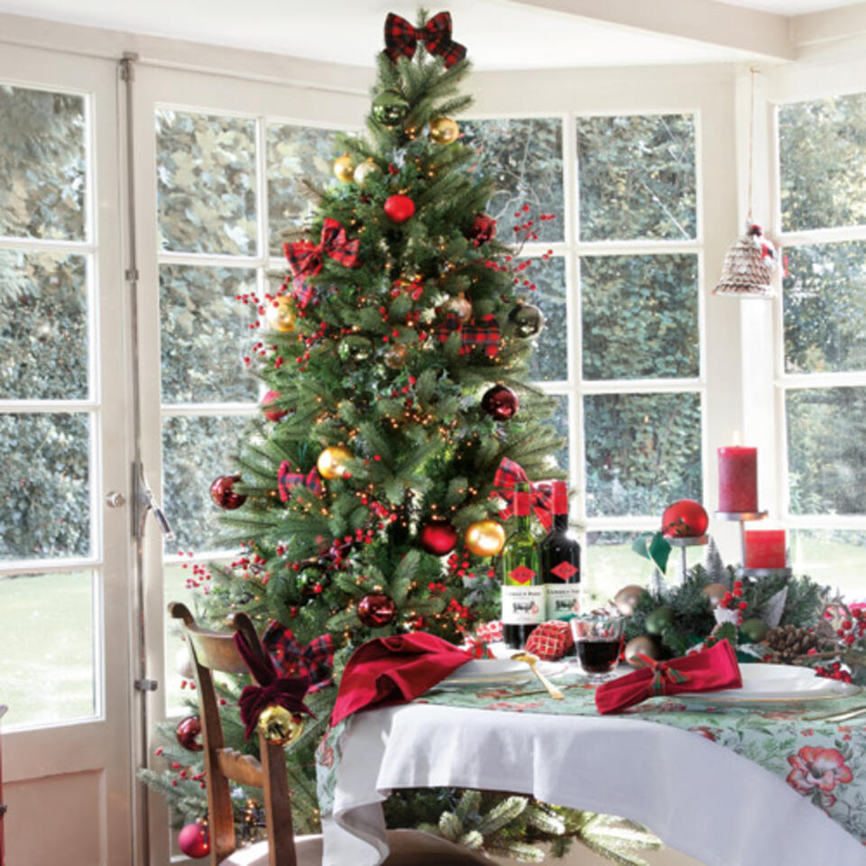 arbol de Navidad estilo tradicional