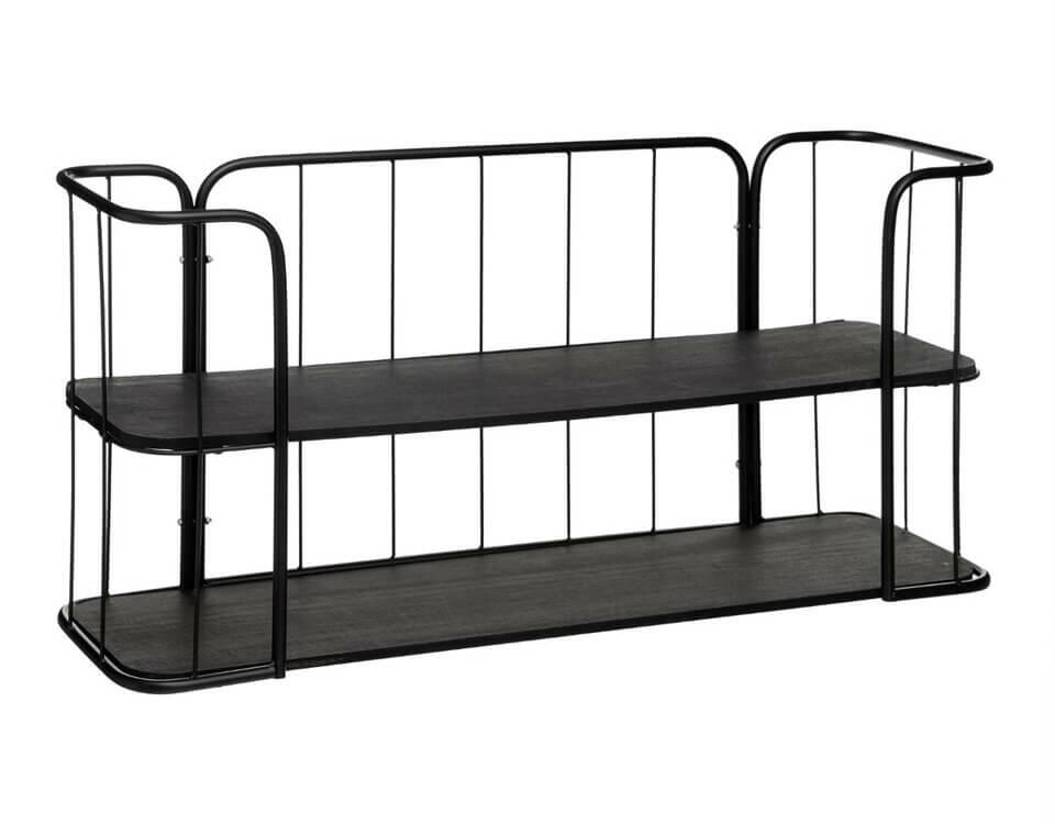 estante de pared estilo industrial