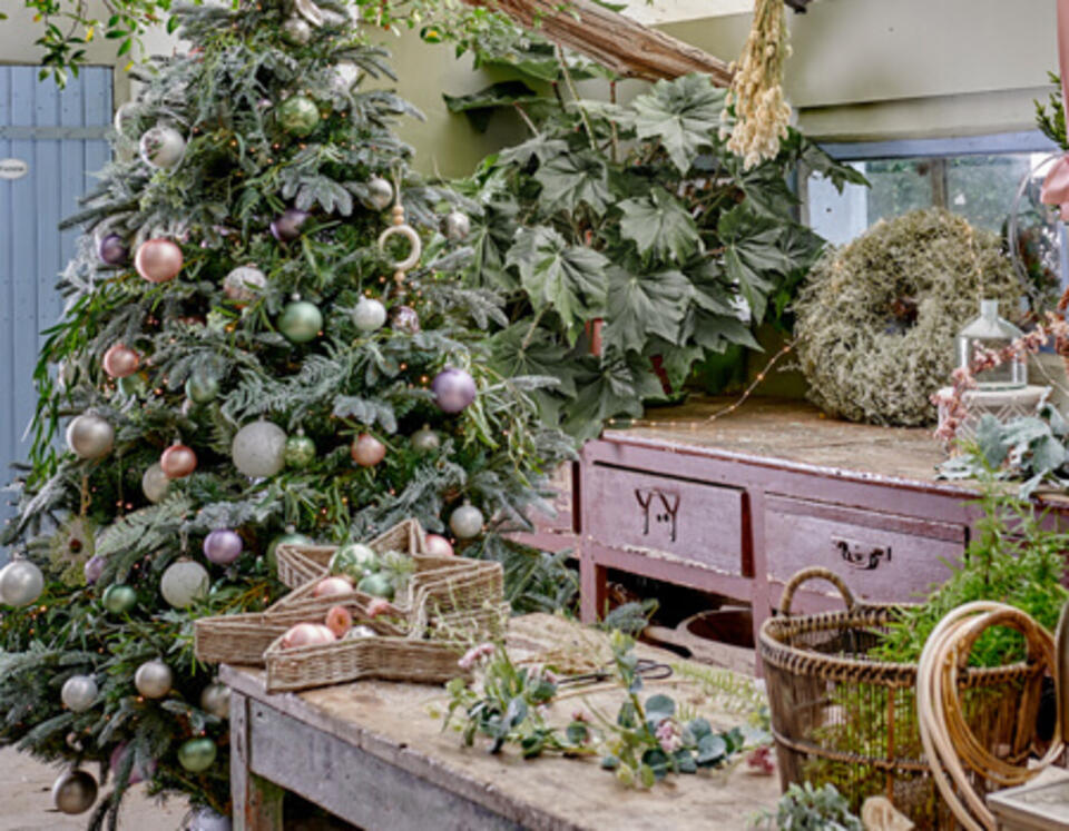 estilo Navidad bosque encantado