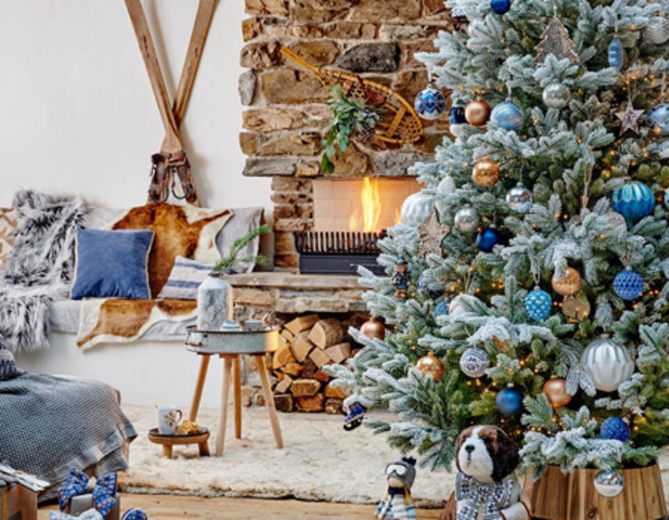 estilo Navidad montaña