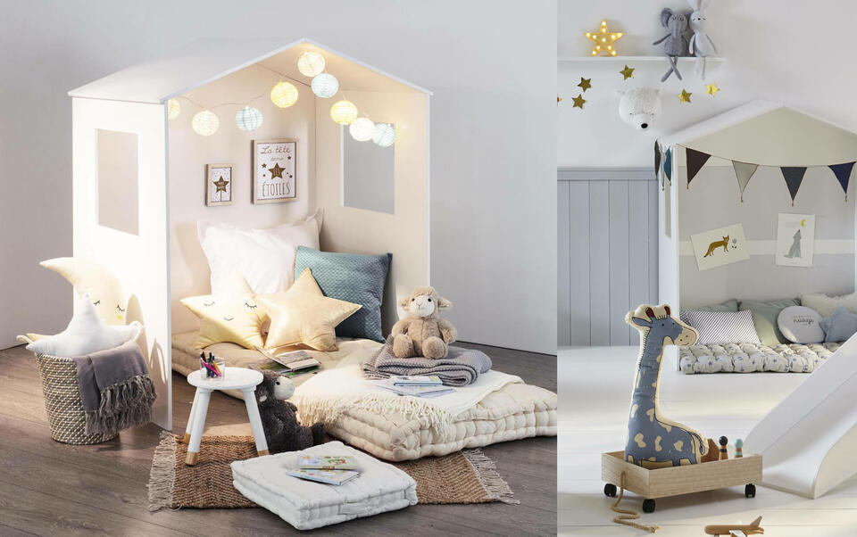casita blanca para niños