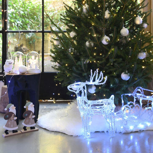 animales de navidad luminosos