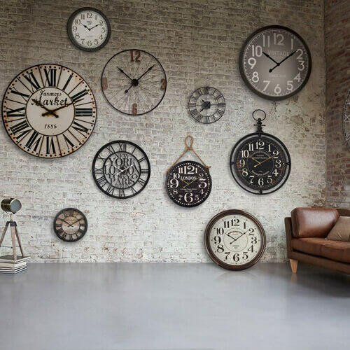horloge de gare et industrielle