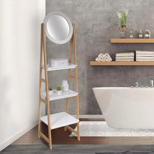 mueble de baño con espejo