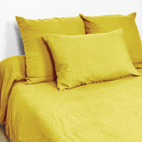sabana bajera lino amarillo