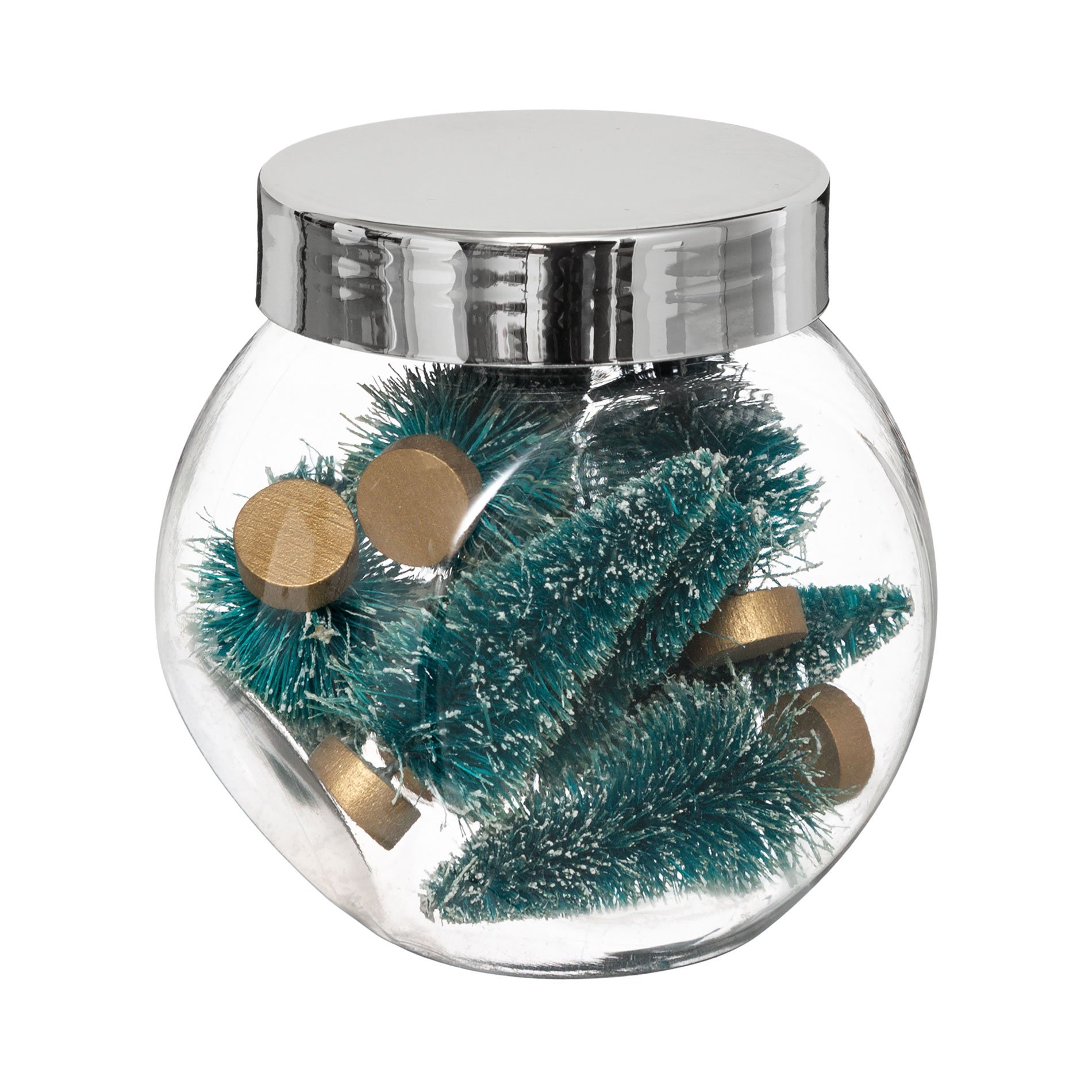 Conjunto de decoraciones para dispersar 8 Mini abetos Azul 1