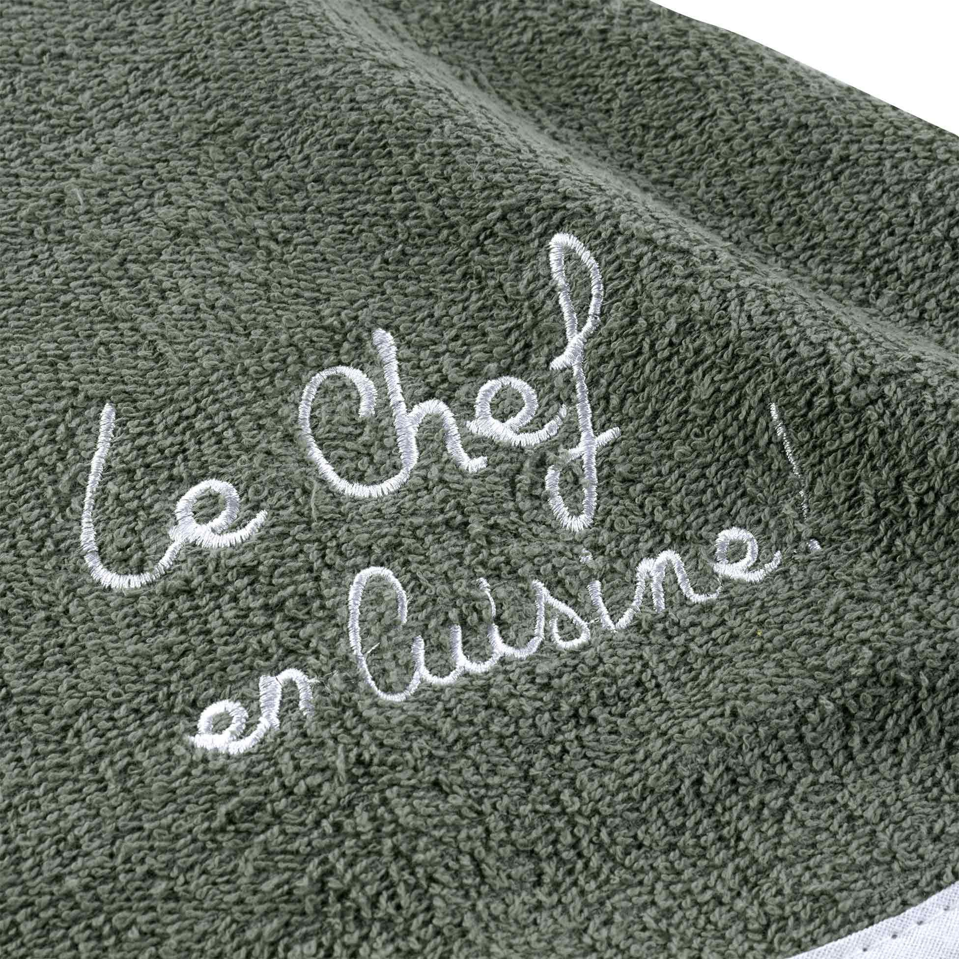 Paño de cocina (60 cm) Cuistot Verde kaki 3