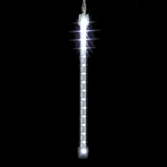 Estalactitas de luces 4 m Cubitos de hielo desfile Blanco frío 100 LED 6