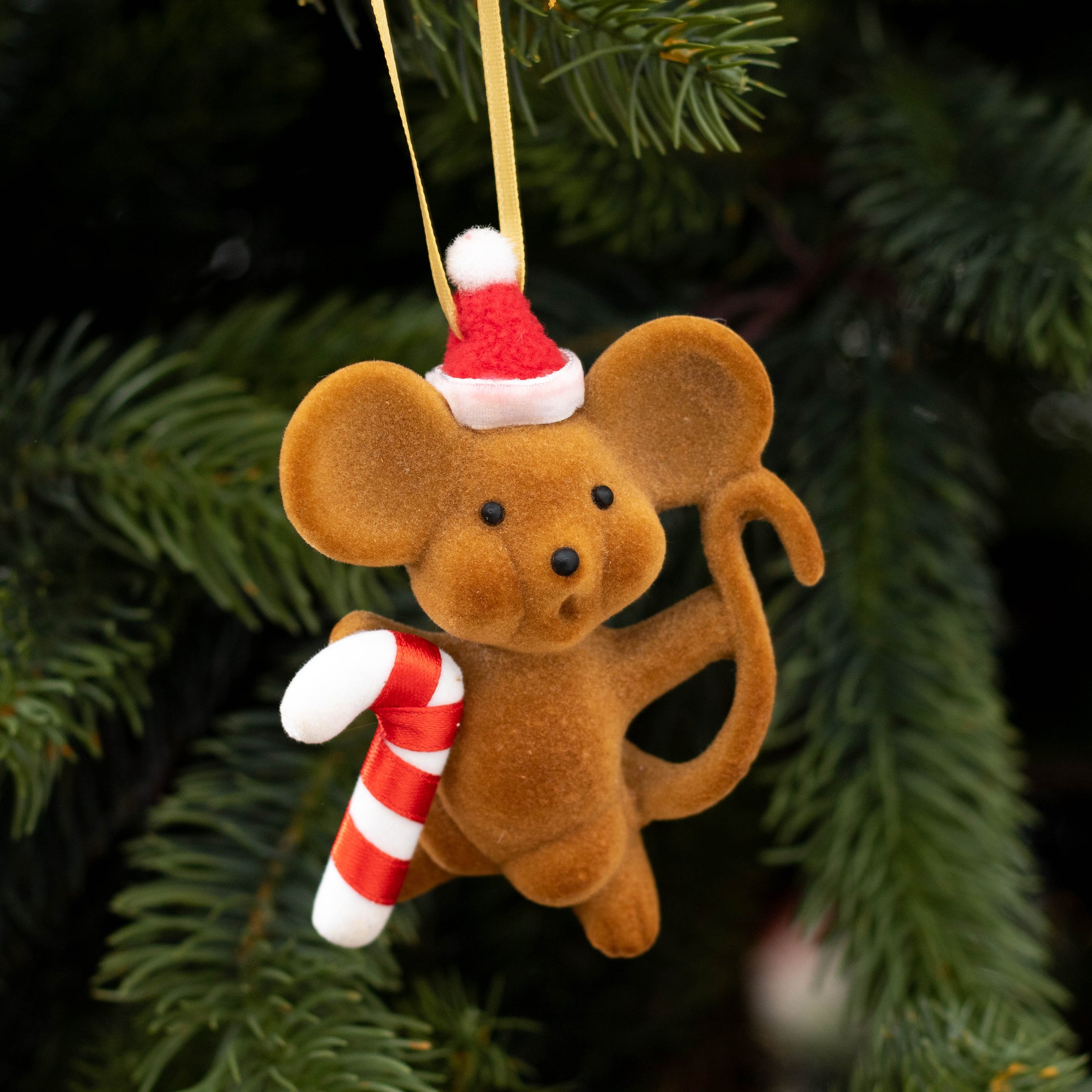 Ratón de Navidad Patzy Marrón 1