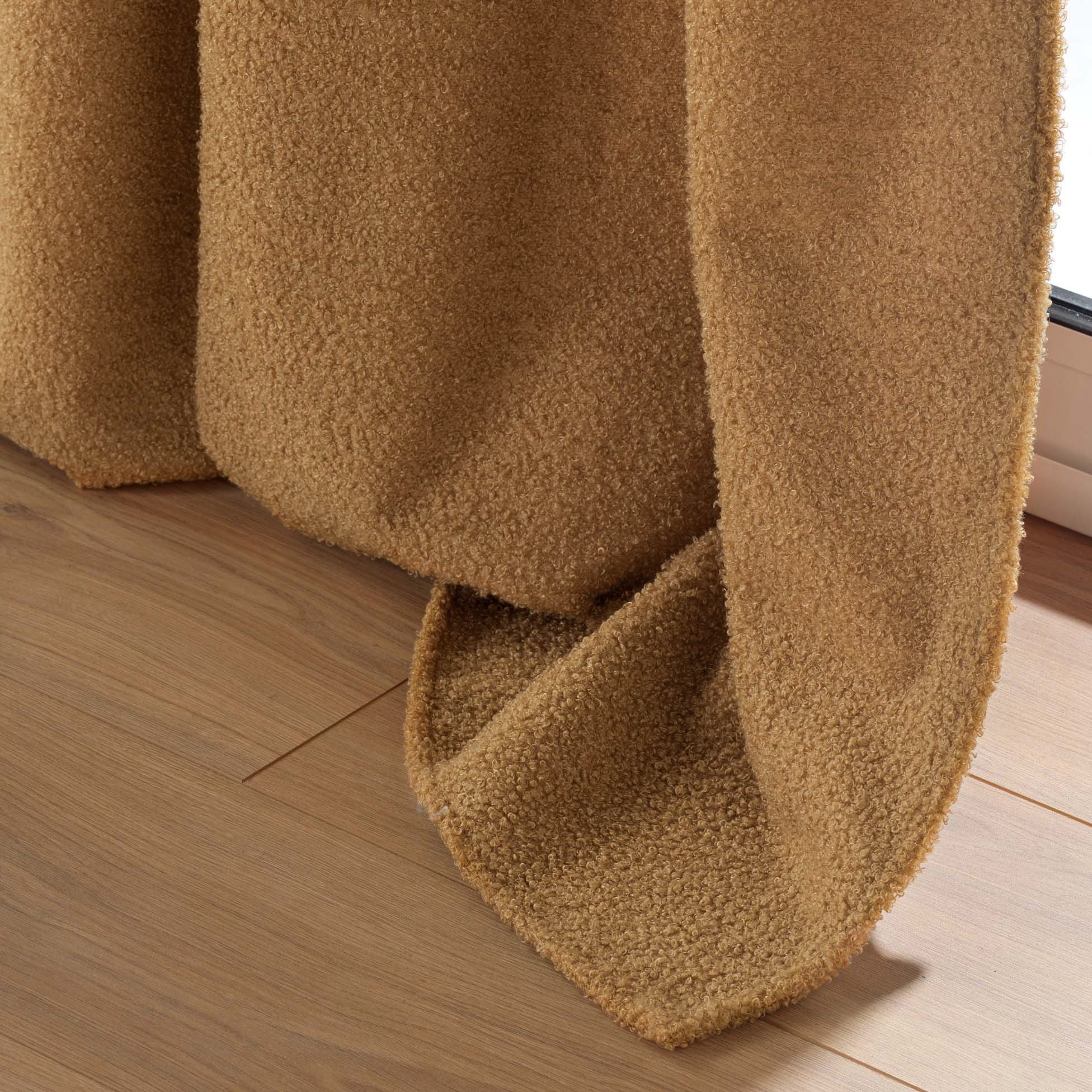 Cortina con rizos (140 x 240 cm) Woly Camel 5